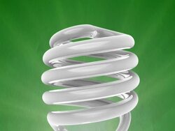 Energy Saving Light Bulb Stock Footage