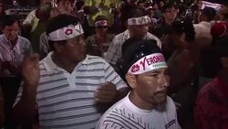 CLEAN : Leftist Mendoza wraps up presidential campaign News Clip