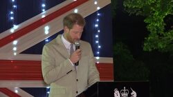 Prince Harry at British High Commission in Malawi News Clip