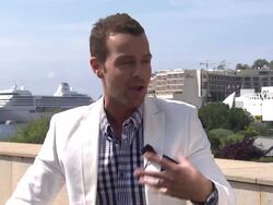 INTERVIEW: Joey Lawrence on his two daughters already getting the acting bug at the 51st Monte-Carlo Television Festival - Interviews at Monte-Carlo . (Footage by WireImage Video/Getty Images Entertainment Video) Stock Footage