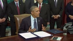Obama Signs Bill to Deter Theft of Trade Secrets News Clip
