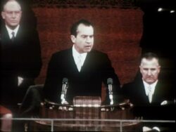 Nixon Inauguration Stock Footage