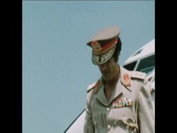 SYND 24 6 78 PRESIDENT GADAFFI MEETS PRESIDENT LOSONCZI News Clip