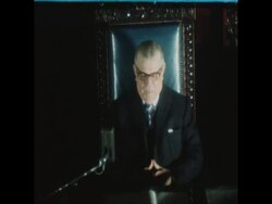 SYND 17 7 76  URUGUAYAN PRESIDENT MENDEZ ADDRESSES LEADERS News Clip