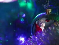 child with Christmas toys Stock Footage