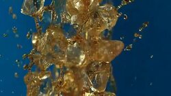 Beverage splash Stock Footage