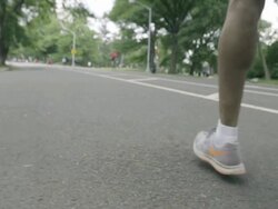 Runner's Legs Stock Footage