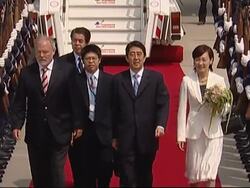 EU Commission President, Japanese PM arrive for G8 summit News Clip