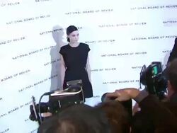 Rooney Mara at National Board of Review Awards Gala - Red Carpet at Cipriani 42nd Street on 1/10/2012 in New York City, NY. Stock Footage