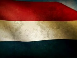 Waving Flag - Netherlands Stock Footage