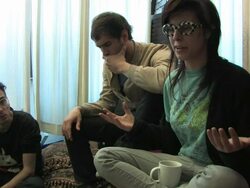 AIDS Wolf Interview (clip 5) Stock Footage