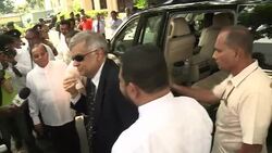 CLEAN : Sirisena to be sworn in as Sri Lankas new president News Clip