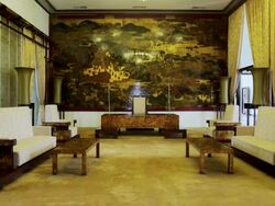 Inside Reunification Palace Stock Footage