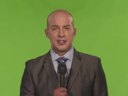 HD: News Reporter On the Scene Stock Footage