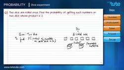 Probability Dice Problem - Probability Lecture Instructional Video