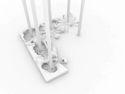 Puzzles in Paint, Red and White Stock Footage