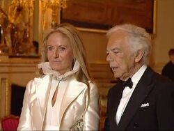 Ralph Lauren And Ricky Anne Loew-Beer At Gala Dinner News Clip