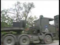 MACEDONIA: NATO MILITARY CONVOY ARRIVES FROM GREECE News Clip