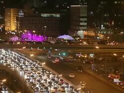 Guomao International Trade Center (CBD) in Beijing Stock Footage