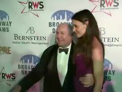 Katie Holmes at The Broadway Dreams Foundation "Champagne And Caroling" Gala - Arrivals Stock Footage