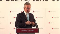 Michael Gove Talks Benefits of Brexit News Clip