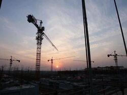 Construction Site Stock Footage