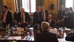 UK's Foreign Secretary meets with Syrian High Negotiations Committee (HNC) in Loondon News Clip