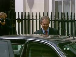 Blair leaves No 10, arrives at Palace to tender resignation to Queen News Clip