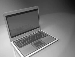 (Loop) Laptop sliding into View Stock Footage