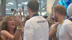 Scott Durant and William Satch At Heathrow Airport News Clip