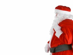 Santa Is Hip Stock Footage