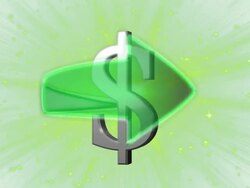 Dollar Burst Arrow Stock Footage