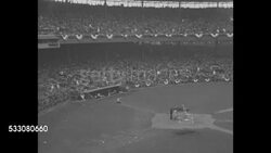 Wrap of 1936 World Series won by the Yankees News Clip