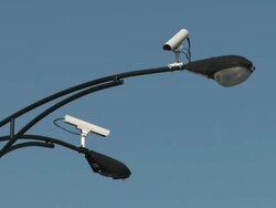 MS Red light cameras / Chicago, Illinois, USA Stock Footage