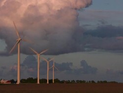 Wind Turbines Stock Footage