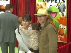 Jason Lee (R) at the The World Premiere of Walt Disney's 'The Muppets' at Hollywood CA. (Footage by WireImage Video/Getty Images Entertainment Video) Stock Footage