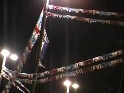 Used cars parking lot decoration Stock Footage