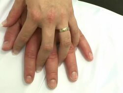 HD: Caressing Hands Stock Footage
