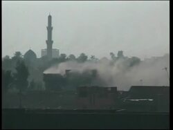 Fighting, explosions, troops in field News Clip