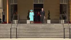 The Queen at First Garden Party at Buckingham Palace 2016 News Clip