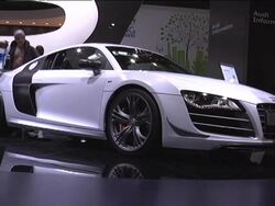 2011 Audi R8 GT montage Stock Footage