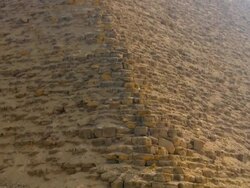 MS TU View of Snofru's red pyramid / Dahshur, Egypt Stock Footage