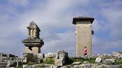 Spring in Xanthos Stock Footage