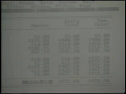 Old Computer Programs On The Poqet PC Stock Footage