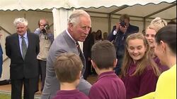 Prince Charles Tours the Strata Florida Abbey News Clip