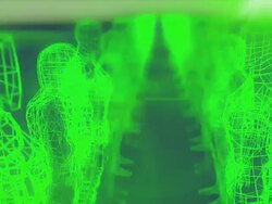 wireframe team people Stock Footage