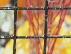 Rectangular cages with fishing gear inside Stock Footage