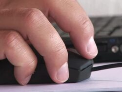 HD: Scrolling The Mouse Stock Footage