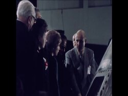 SYND 31 10 71PRESIDENT OF YUGOSLAVIA, JOSIP BROZ TITO VISIT THE HOUSTON SPACE CENTER News Clip