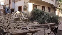 CLEAN : Syria: 4 people killed in government rocket fire on Douma News Clip